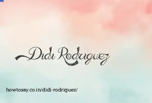 Didi Rodriguez