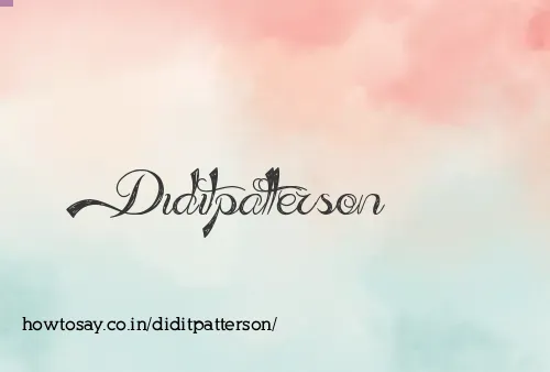 Diditpatterson