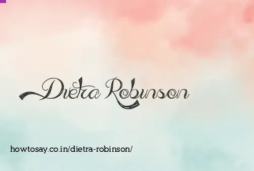 Dietra Robinson