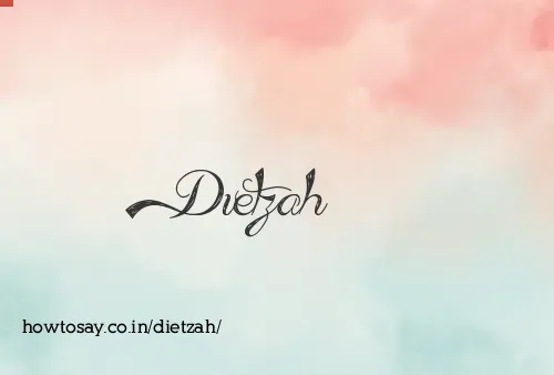 Dietzah