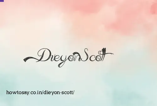 Dieyon Scott