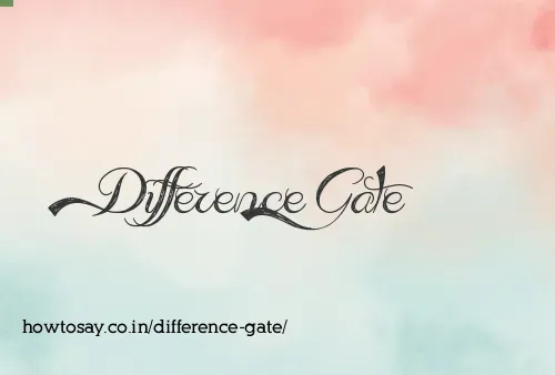 Difference Gate