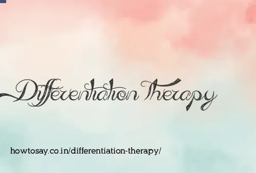 Differentiation Therapy