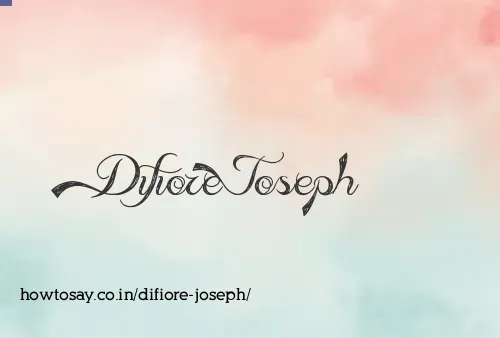 Difiore Joseph