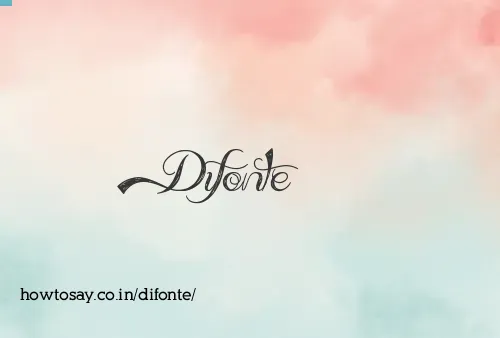 Difonte