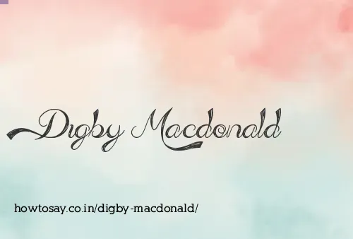 Digby Macdonald