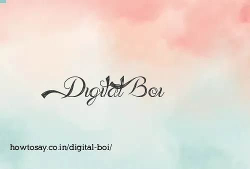 Digital Boi
