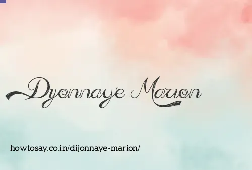 Dijonnaye Marion