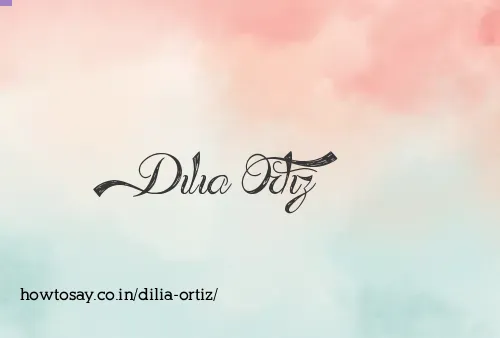 Dilia Ortiz