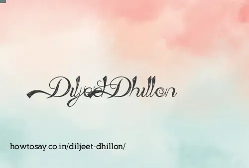 Diljeet Dhillon