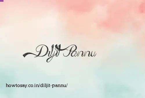 Diljit Pannu