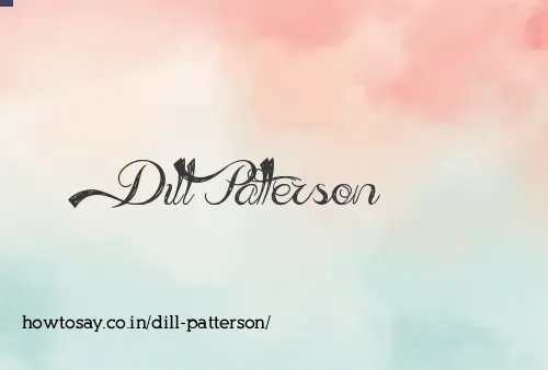 Dill Patterson