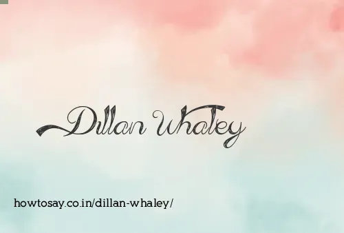 Dillan Whaley