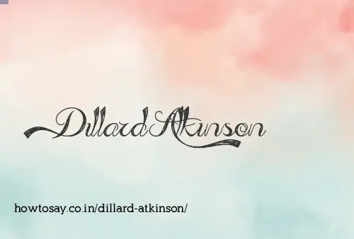 Dillard Atkinson