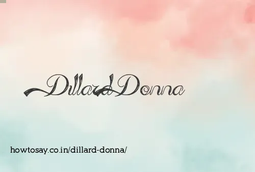 Dillard Donna