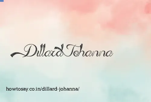 Dillard Johanna