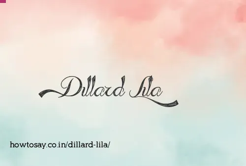 Dillard Lila