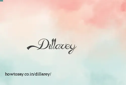 Dillarey