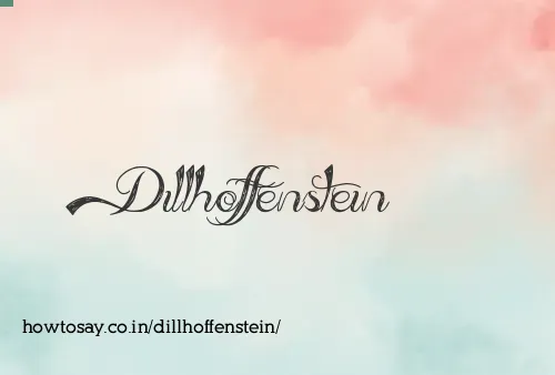 Dillhoffenstein