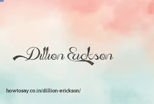 Dillion Erickson