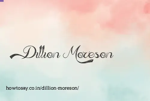 Dillion Moreson