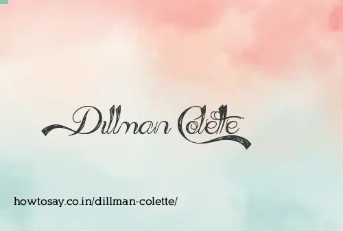 Dillman Colette