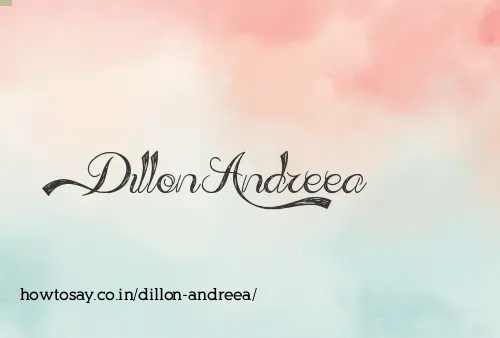 Dillon Andreea
