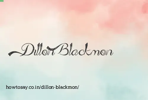 Dillon Blackmon