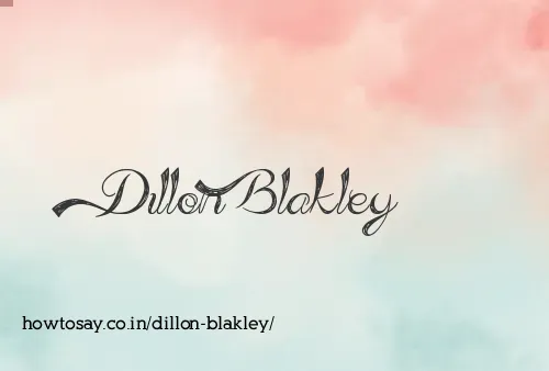 Dillon Blakley