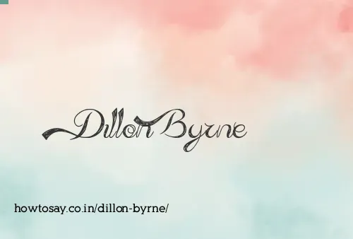 Dillon Byrne