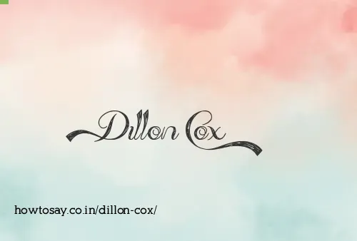 Dillon Cox