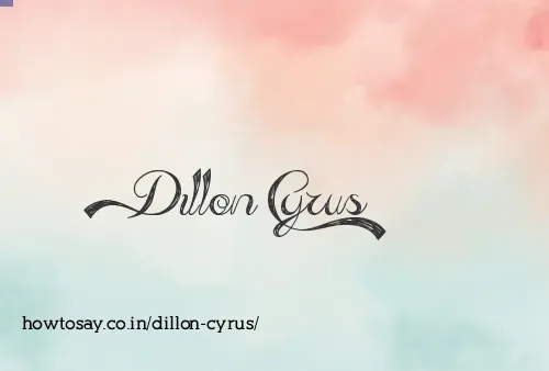 Dillon Cyrus