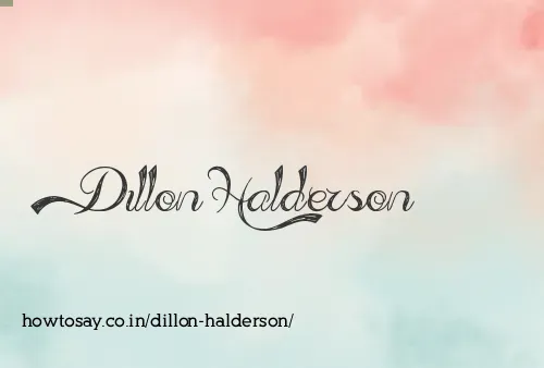 Dillon Halderson