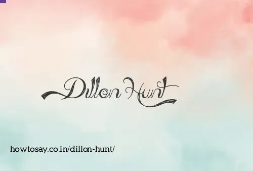 Dillon Hunt