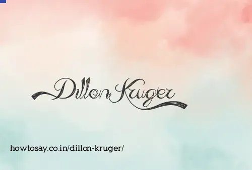 Dillon Kruger