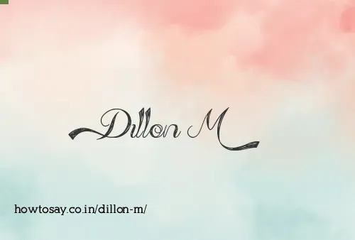 Dillon M