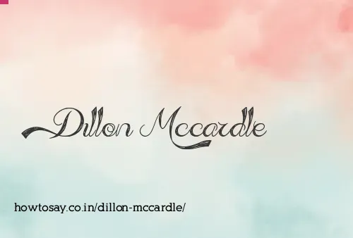 Dillon Mccardle