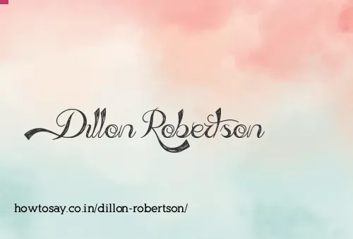 Dillon Robertson