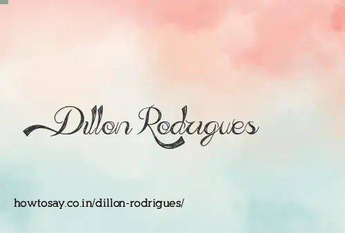 Dillon Rodrigues