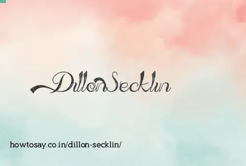 Dillon Secklin