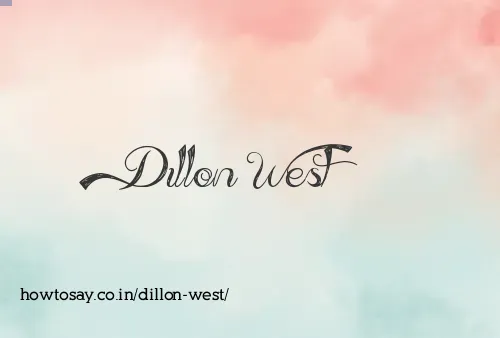 Dillon West