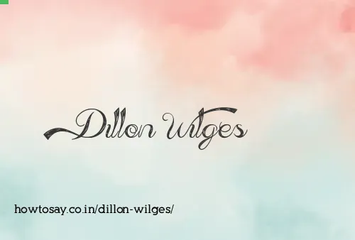 Dillon Wilges