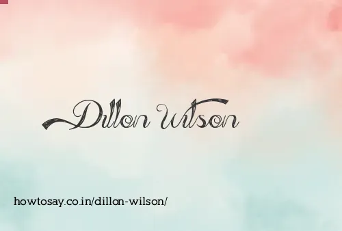 Dillon Wilson