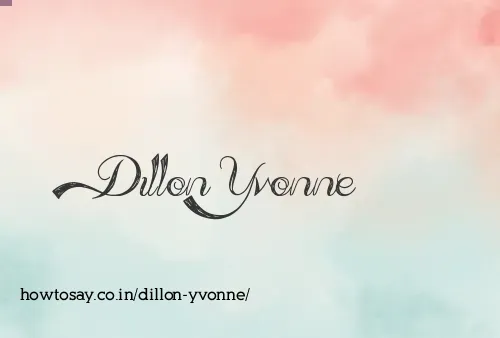 Dillon Yvonne
