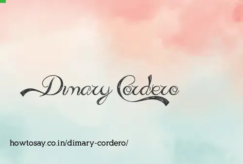 Dimary Cordero