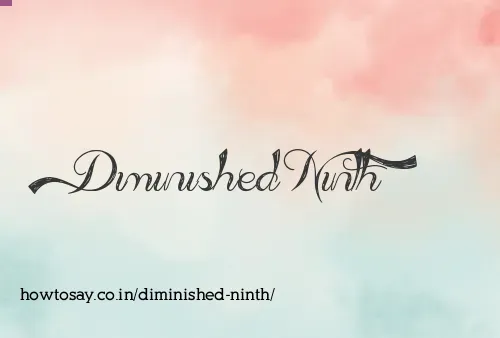 Diminished Ninth