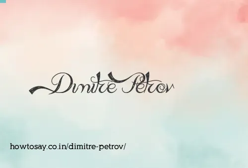 Dimitre Petrov