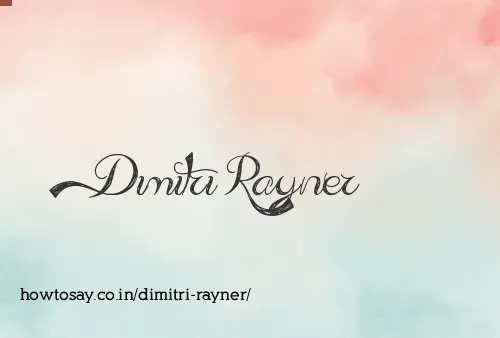 Dimitri Rayner