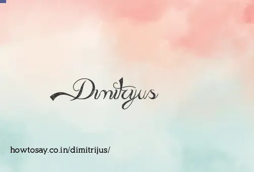 Dimitrijus