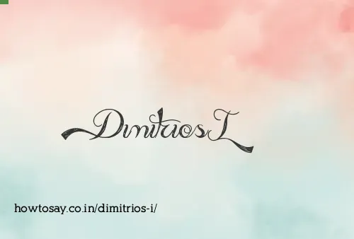 Dimitrios I